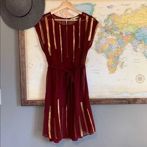 Gianni Bini, sheer dress with slip.